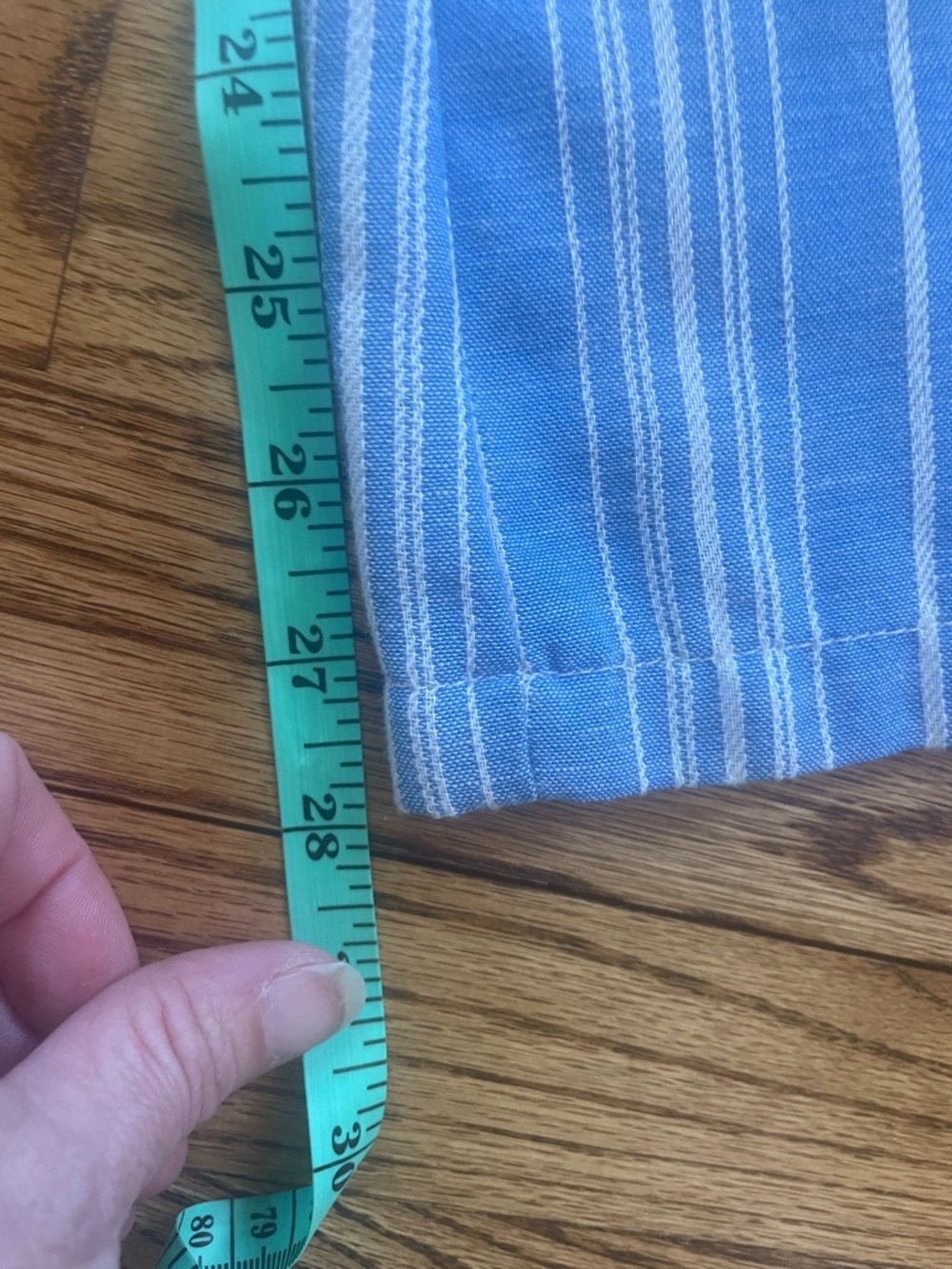 Sincerely Jules Blue & White Striped Extra Wide Leg Pants Coastal Lounge XS - Picture 6 of 6